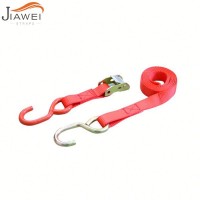 stainless steel ratchet flat lock Lashing Straps ratcheting cam buckle rubber tie down strap