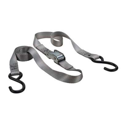 1inch 6ft Cam Buckle Strap Dirt Bike Tie-downs Straps with S Hooks