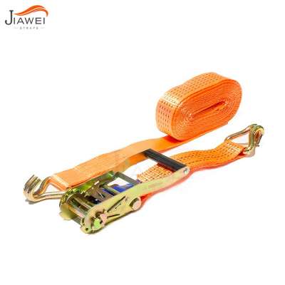 8m 9m 10m 5t 5000kg customized industrial durable  LC 2500KG ratchet tie down strap with J hook