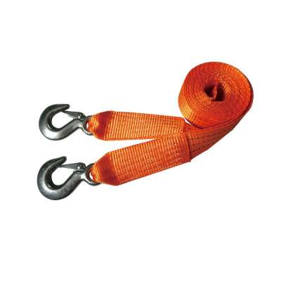 Polyester Car Tow Strap With Hooks For Heavy Duty Car Emergency