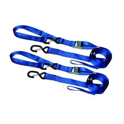 2 pcs cambuckle 1''x2.5m long manufactures metal lock tie Heavy Duty ratcheting cam buckle rubbertie down loop strap