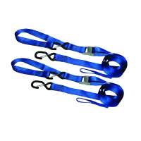 2 pcs cambuckle 1''x2.5m long manufactures metal lock tie Heavy Duty ratcheting cam buckle rubbertie down loop strap