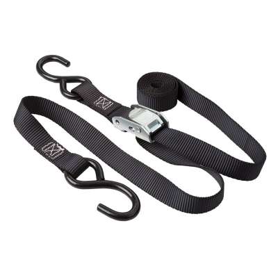 Ratchet tie down locking endless loop action shoulder strap Metal Steel 2" cam buckle e track cargo straps